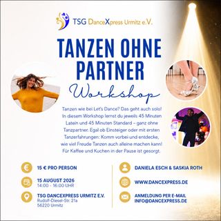 Tanzen ohne Tanzpartner Workshop